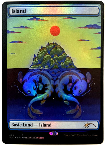 Mtg island foil - *foil*, secret