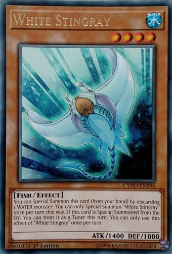 Cyho en096 white stingray rare - cyho-en096,