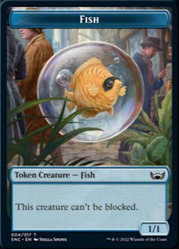 Mtg fish angel - angel, double-sided