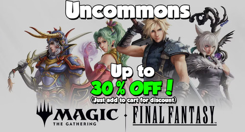 Final fantasy uncommon - uncommon, cards