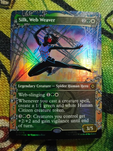 Borderless foil silk - borderless,
