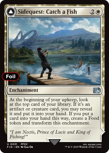 Foil sidequest catch - a, fish
