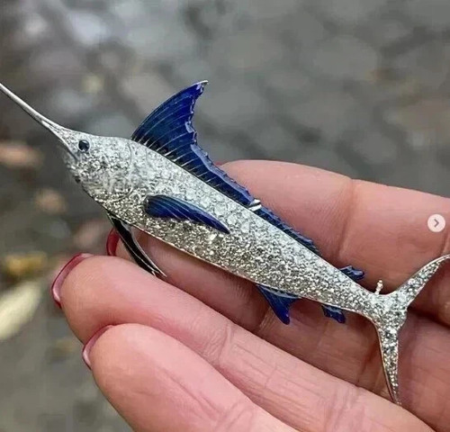 Spilla charm pesce - spilla,